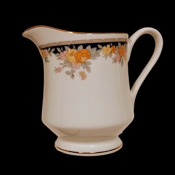 Epoch Elegant Dining Creamer & Sugar Set in Park Manor Pattern #6502 - Picture 3 of 8